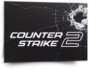 Sablio Obraz Counster Strike 2 Průstřel - 150x110 cm