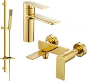 Mexen Zero DQ02 vaňová súprava, zlatá - 71103DQ02-50