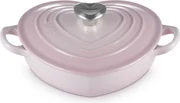 Pekáč Heart liatina 20 cm svetloružový