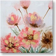 Maľovaný obraz na stenu KVETY 60x60 cm