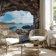 Fototapeta - Jaskyňa pri mori (147x102 cm)
