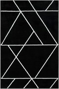 Koberec LIMA C877B čierny / biely
