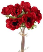 Umelý zväzok Vlčieho maku červená, 28 cm