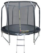 Trampolína COMFORT s rebríkom 244cm čierna