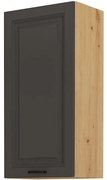 Horná kuchynská skrinka Sheila 45 G 90 1F (dub artisan + grafit). Vlastná spoľahlivá doprava až k Vám domov. 1040905