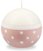 Bielo-ružová sviečka Unipar Sweetness, doba horenia 22 h