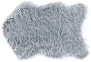 Bellatex Kožušina umelá - koberec sivá, 60 x 90 cm