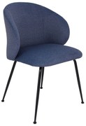 Jedálenská stolička Ganta Black, modrá