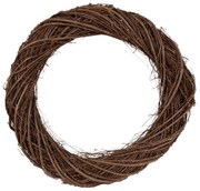 Prírodné hnedé prútené srdce Woodly S - 30*3*30 cm