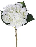 Umelá kvetina Hortenzia 50 cm, biela%