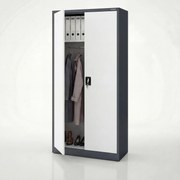 Uzamykateľná hospodárska skriňa antracitovo-biela DAWID 900 x 1850 x 450 mm