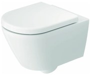 Duravit 49030900B2 - Závesné WC so sedátkom D-CODE keramika/lesklá biela