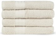 Béžové froté bavlnené uteráky v súprave 4 ks 50x100 cm – Good Morning