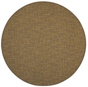 Kusový koberec Alassio zlatohnedý okrúhly, 67x67 (priemer) kruh, hnedá, chodba / predsieň, Vopi