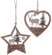 Závesné vianočné dekorácie v súprave 2 ks Casa Selección