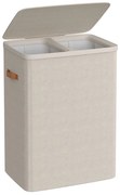 Songmics Kôš na bielizeň Daisy Beige 2x85l