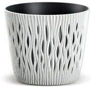 Kvetináč SCANDY ECO biely