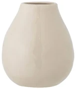 Krémová ručne maľovaná váza z kameniny (výška 17 cm) Taza – Bloomingville