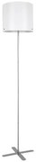 Rabalux 74012 - Stojacia lampa IZANDER 1xE27/40W/230V biela/strieborná