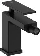 Hansgrohe Tecturis E, bidetová páková batéria s odtokovou súpravou s tiahlom, čierna matná, HAN-73200670