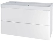 Mereo Mereo, Siena, kúpeľňová skrinka s keramickým umývadlom 101 cm, pre 2 batérie, MER-CN4122