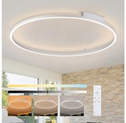 Brilagi - Stmievateľné LED svietidlo PORTOFINO LED/85W/230V pr. 120 cm strieborné + DO
