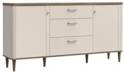 Komoda VIRO so zásuvkami hnedá/béžová