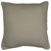 Taupe plátený vankúš s jutovým lemovaním Jutei - 45*15*45 cm