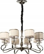 Stropná lampa Bergena 82332/8 osemramenná