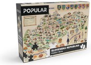Puzzle - mapa Slovenska - 160 ks