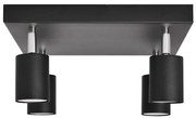 LED Bodové svietidlo TUNE 4xGU10/4,8W/230V čierna