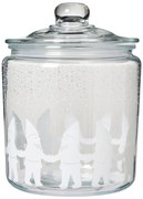 Ib Laursen Sklenená dóza Santa's Helpers 4 l