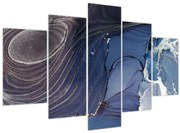 Obraz - Mramorovaný atrament (150x105 cm)