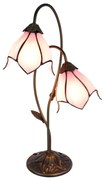 Nočná lampa Tiffany 35*18*61 PINKY