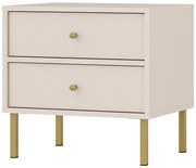 Nočný Stolík Tokyo 2 2S pieskovo béžová 801