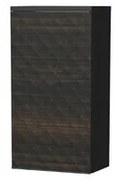 Kúpeľňová skrinka nízka SAT Cube Way 32,5x63x20 cm hnedá mat CUBE3DH321DPHP