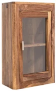 furniture-nabytek.cz - Masívna nástenná skrinka do kúpeľne Lagos z palisandra, lakovaná, hnedá – 60×32×65 cm