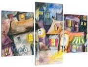 Obraz - Daždivý večer (90x60 cm)