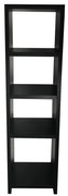 Regál čierna 18D