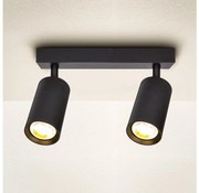 Brilagi - Bodové svietidlo SELE 2xGU10/30W/230V čierna BG0625