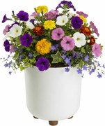 Plastový květináč na nožičkách Terra 21x19,3 cm - výber z 6 prevedení