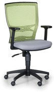Kancelárska stolička VENLO, zelená/sivá