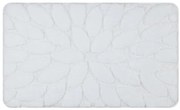 Kúpeľňový koberček SUPREME STONES kamienky, biely