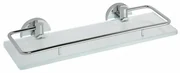 SAPHO XR607 X-Round E sklenená polička s výklopnou hrazdou 30 x 13 cm