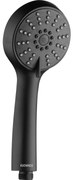 Kuchinox Cento, ručná sprchová hlavica, 3-funkcie, čierna matná, LAV-NKC_7SAD