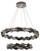 LED Stmievateľný luster na lanku LED/65W/230V 3000-6500K chróm + diaľkové ovládanie