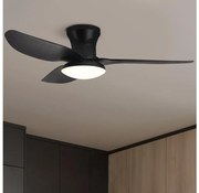 Brilagi - LED Stmievateľný stropný ventilátor LED/30W/230V 3000-6500K čierna + DO BG1608