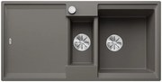 Blanco Adira 6 S, silgranitový drez 1000x500x200 mm, 1,5-komorový, sivá vulkán, BLA-527604