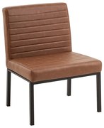 Stolička s vysokou nosnosťou Texas svetlohnedá umelá koža