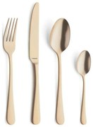 Súprava nerezových príborov AUSTIN, 24 ks, zlatá